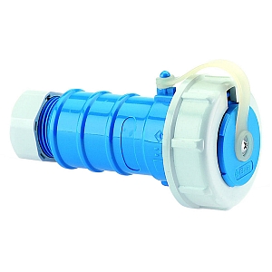 картинка Кабельная розетка Schuko с заземл. контактом - с резьбовым соединением и байонетной крышкой